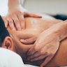 Massage treatment relaxation massage by female