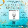 Back to School Teacher Special ~ Massage Therapy Clinic