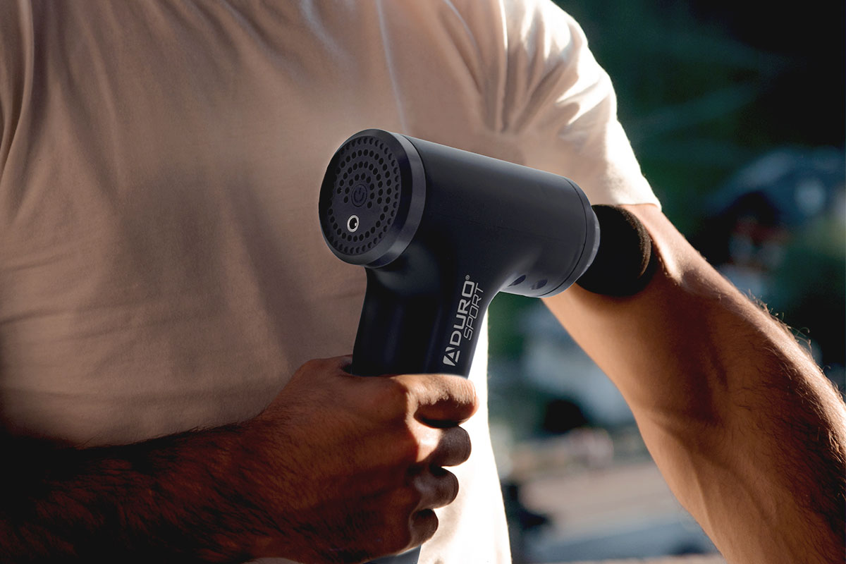 Aduro Sport Elite Recovery Massage Gun, on sale for $63.99 when you use coupon code OCTSALE20 at checkout