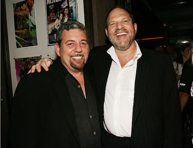 A photo of Dolan and Weinstein together in 2005.